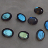 8x10 mm - AAAA - Really High Quality Labradorite - Faceted Oval Cut Stone Every Single Pcs Have Amazing Blue Fire Super Sparkle 10 pcs